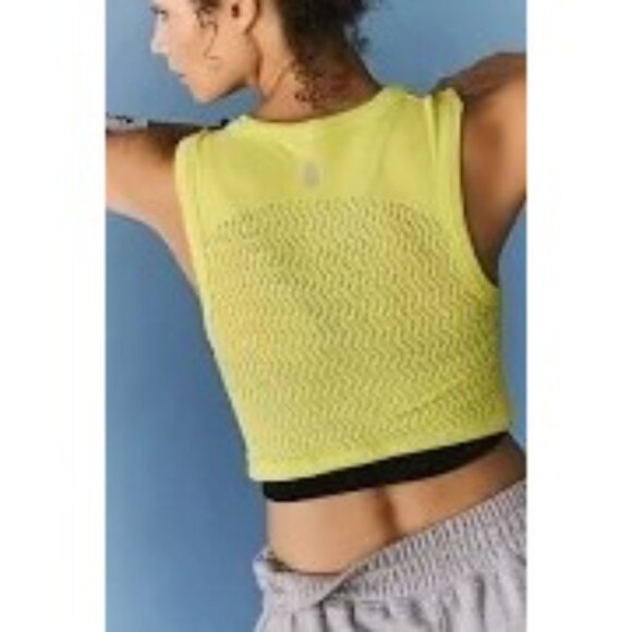 Free People FP Movement Free Throw Textured Muscle Tank NEW - Picture 3 of 3
